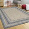 Homeroots 5 ft. 3 in. x 7 ft. 7 in. UV-Treated Polypropylene Grey & Denim Area Rug 353954 - alternate 4